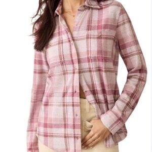 Faherty Legend™ Sweater Shirt Amelia Plaid - Large